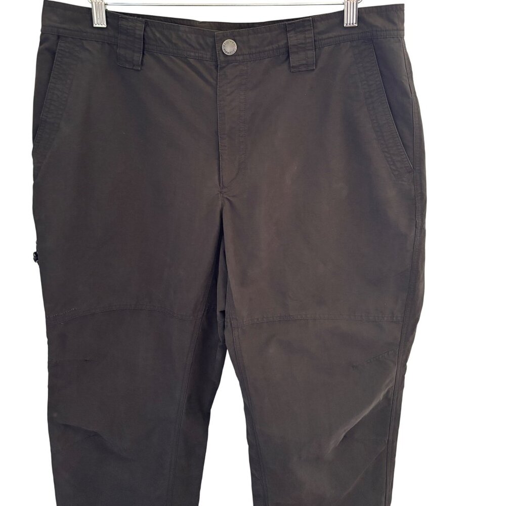 Columbia Men's Dark Gray Hiking Pants Size 36 x 30 Omni Shade Zip Pockets - Picture 3 of 10